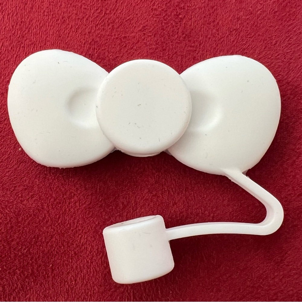 Hello Kitty Bows for straw topper lid cover fits 10mm NEW